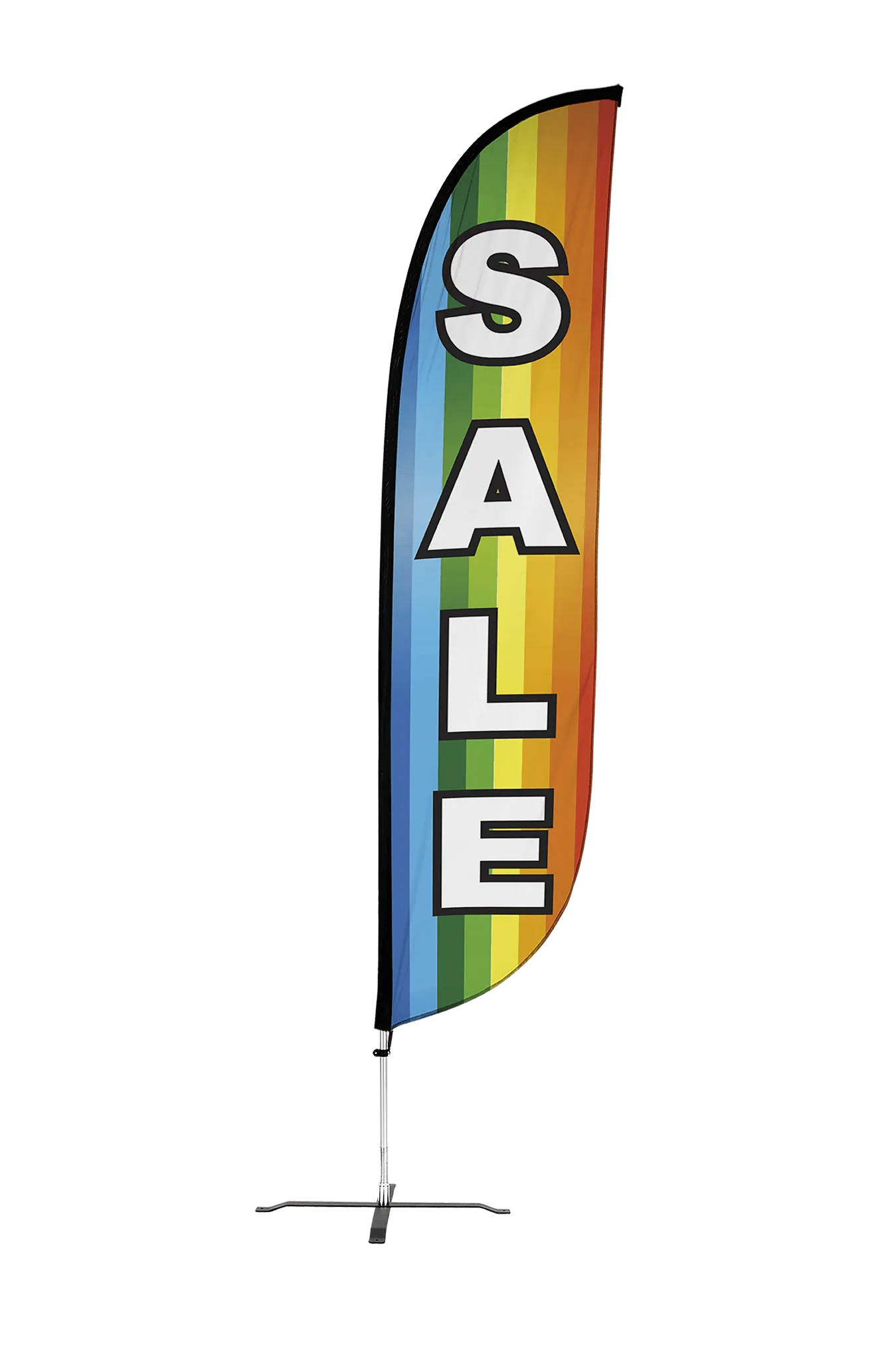 Sale Feather Flag Rainbow