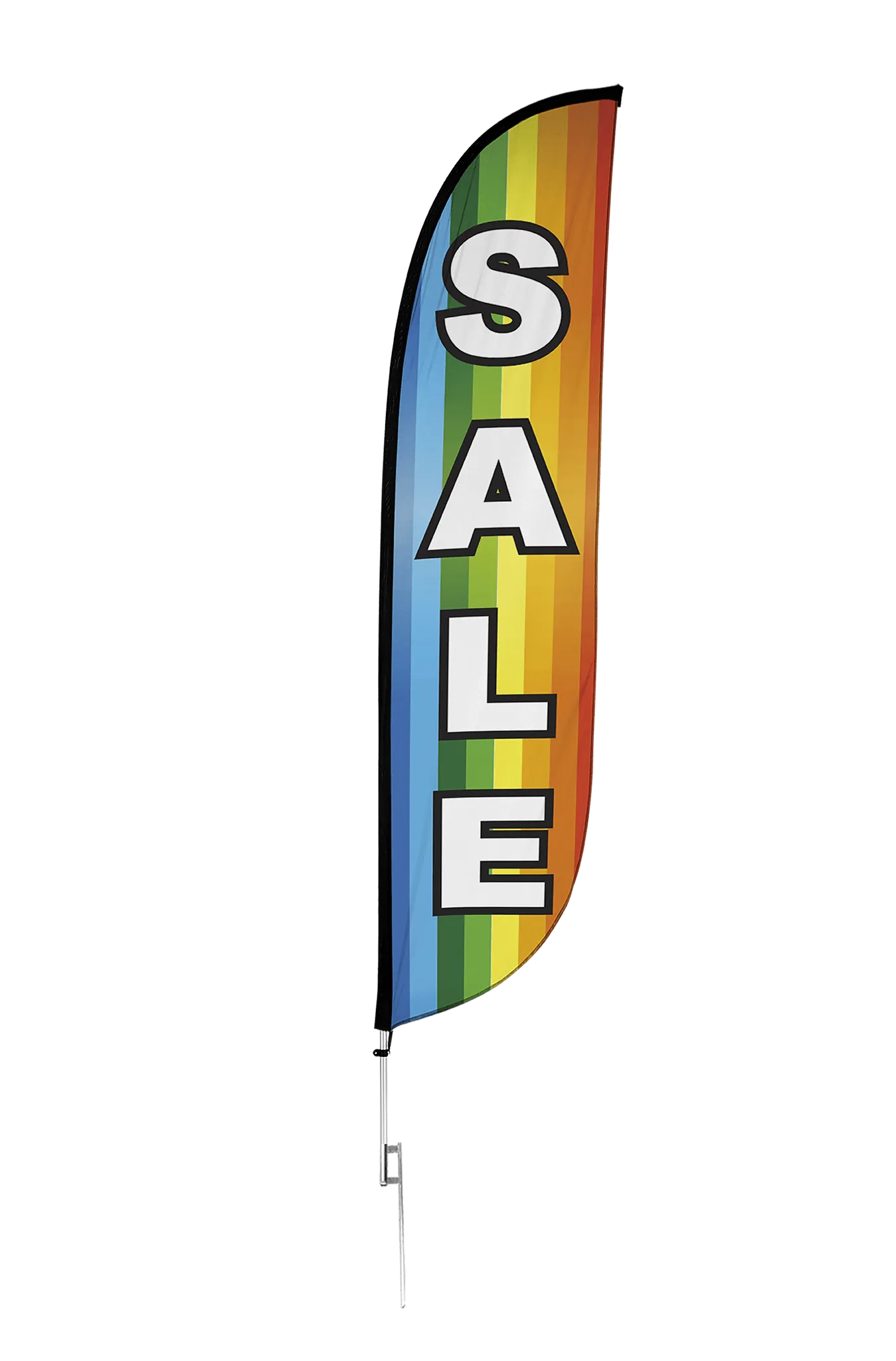 Sale Feather Flag Rainbow