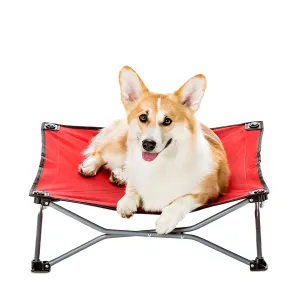 Small Portable Pup Pet Bed - Red