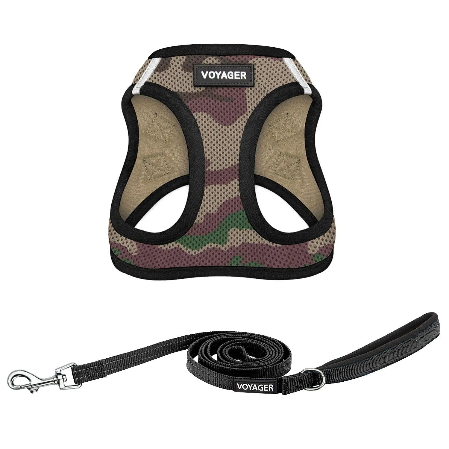 Step-In Air Harness & Leash Set With Black Trim for Cat