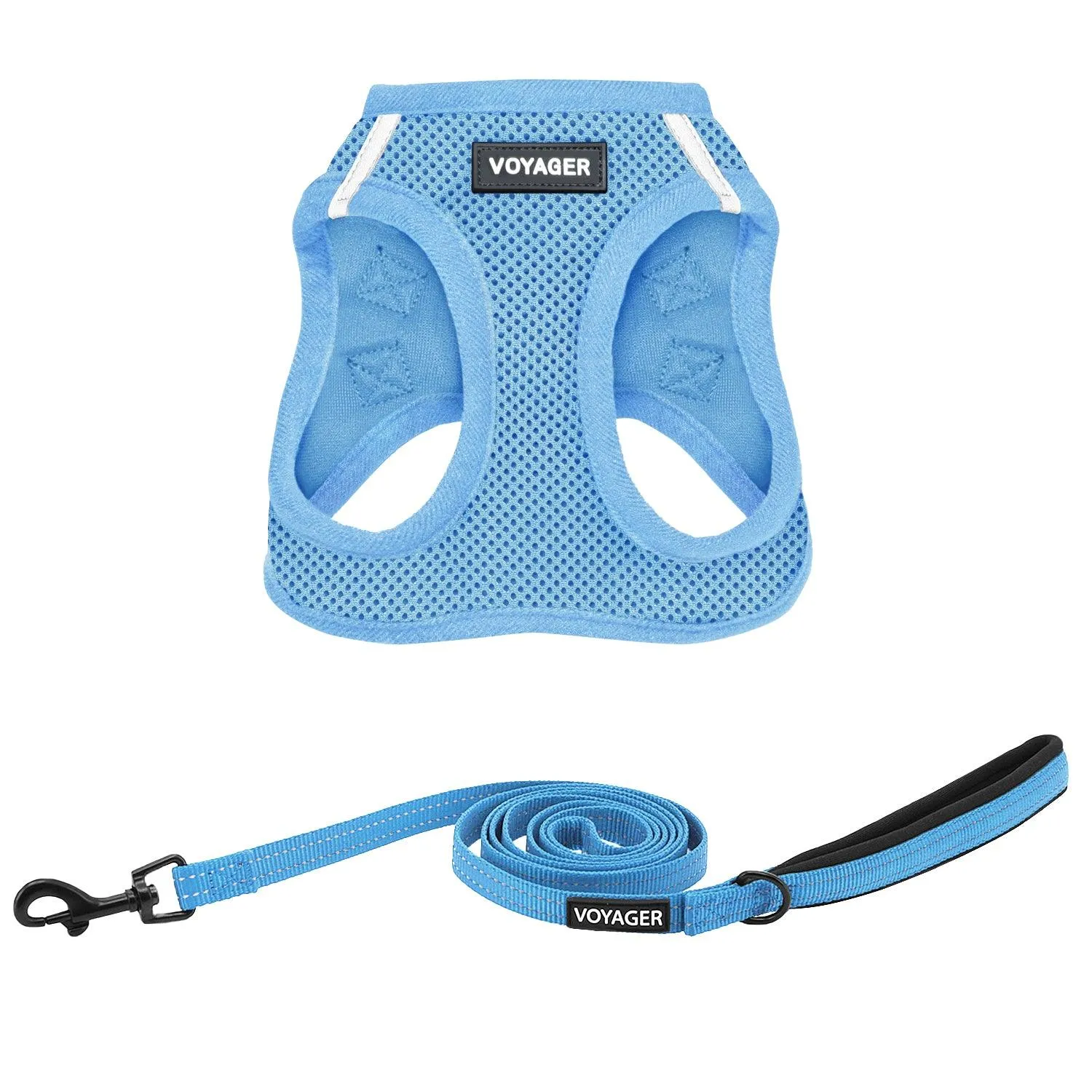 Step-In Air Harness & Leash Set with Matching Trim