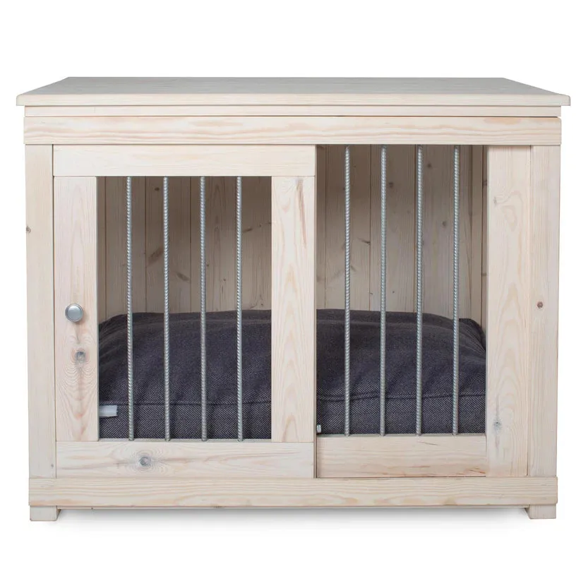 Wooden Sliding Door Salcombe Dog Crate