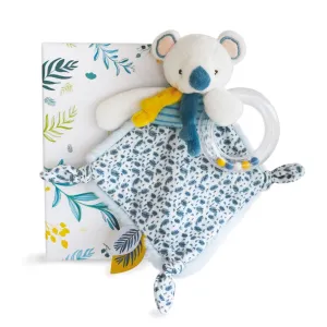 Yoka the Koala Doudou Blanket with Rattle